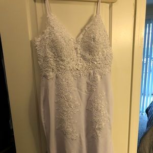 Trumpet/mermaid wedding dress size 14 (white)